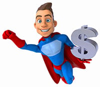 Illustration that represents saving energy and improving dryer vent airflow.